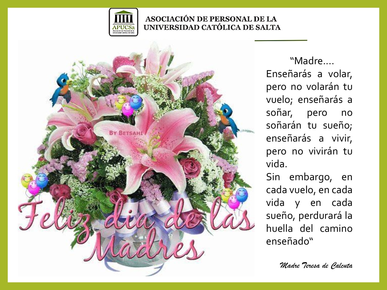 Mensaje Dedicado al Día de la Madre 2025