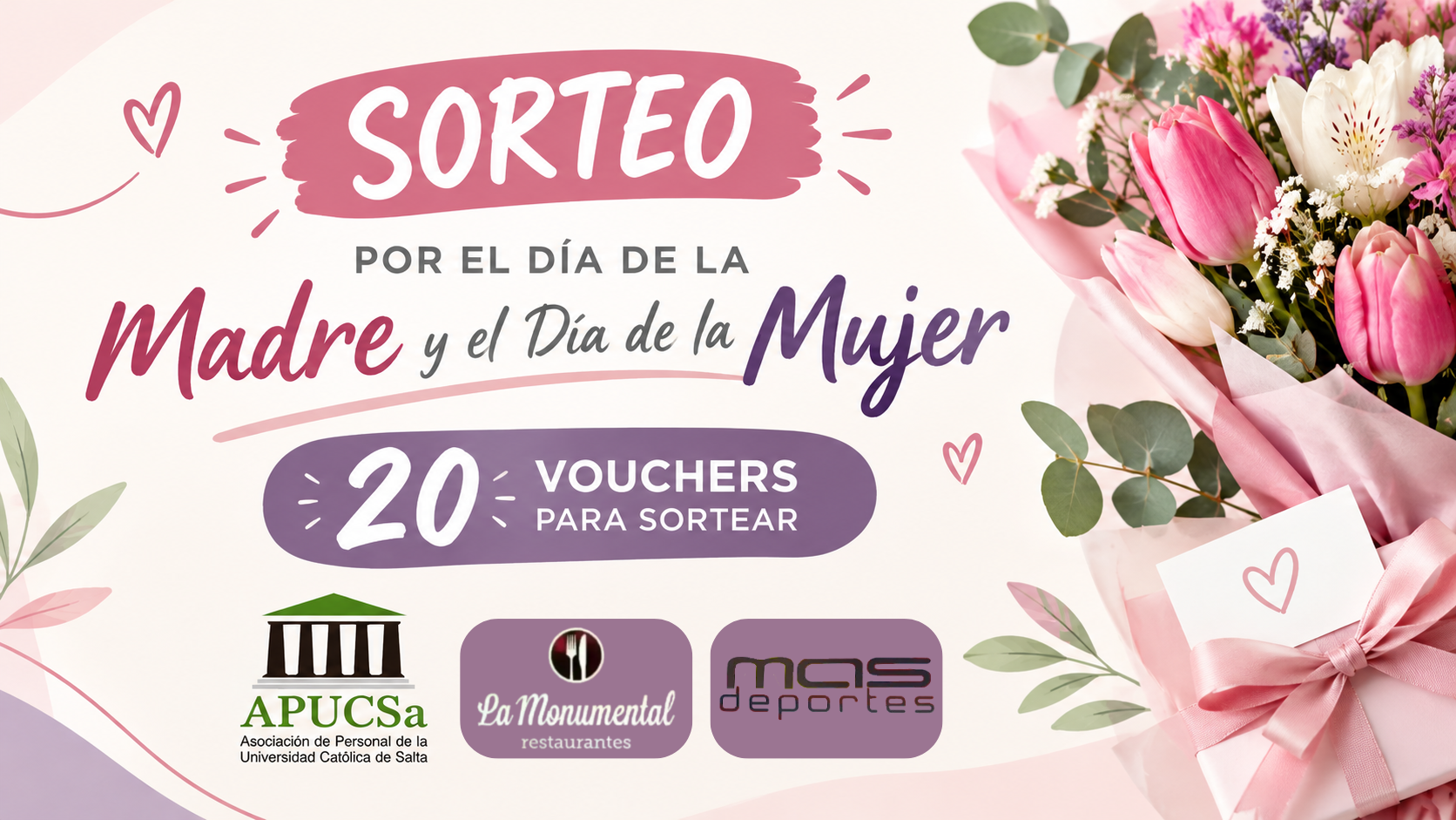 Sorteo Día de la Madre y el Día de la Mujer 2026