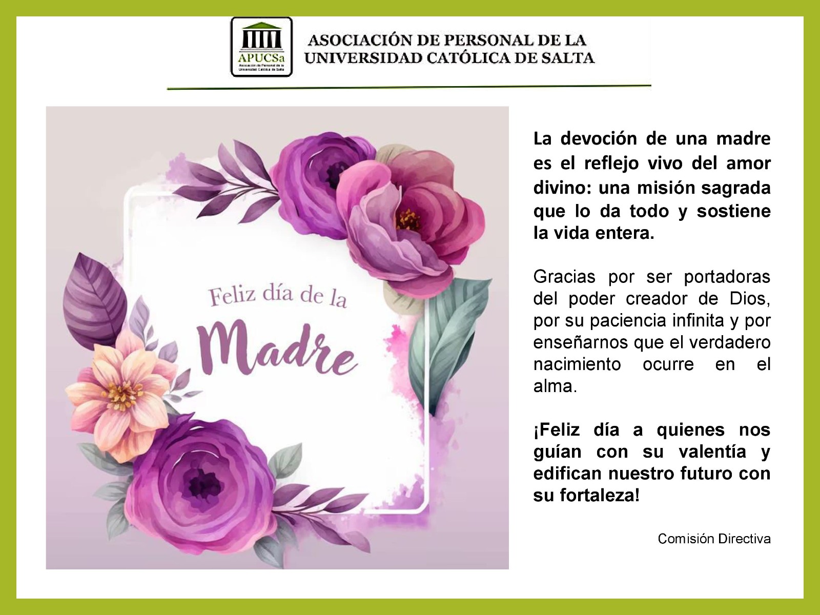 💐 Feliz Día de la Madre